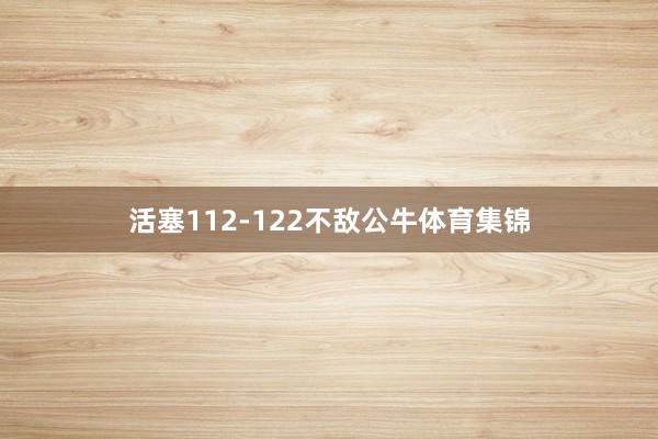 活塞112-122不敌公牛体育集锦
