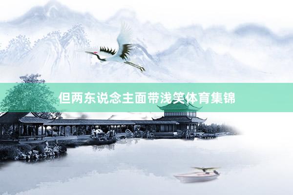 但两东说念主面带浅笑体育集锦