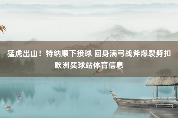 猛虎出山！特纳顺下接球 回身满弓战斧爆裂劈扣欧洲买球站体育信息