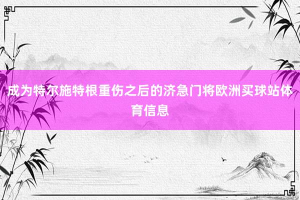 成为特尔施特根重伤之后的济急门将欧洲买球站体育信息