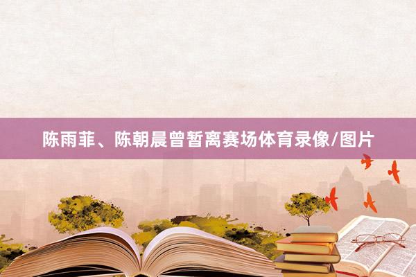 陈雨菲、陈朝晨曾暂离赛场体育录像/图片