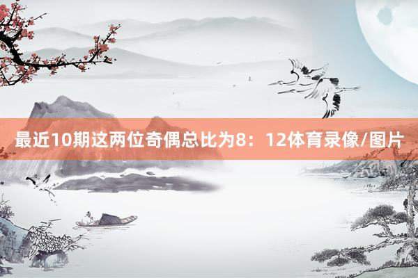最近10期这两位奇偶总比为8:12体育录像/图片