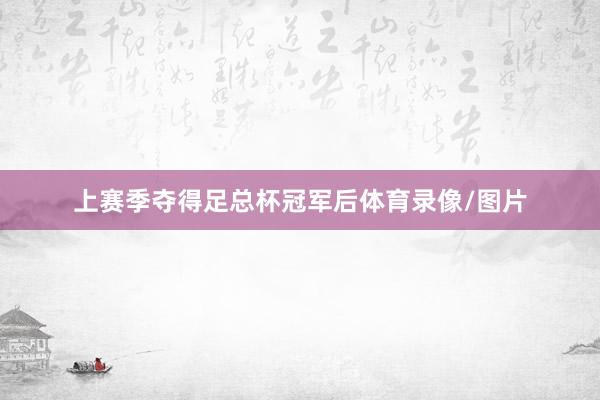 上赛季夺得足总杯冠军后体育录像/图片