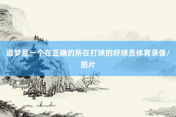 追梦是一个在正确的所在打球的好球员体育录像/图片