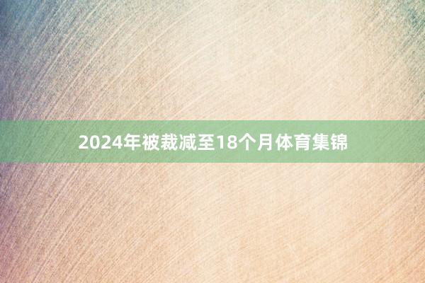 2024年被裁减至18个月体育集锦