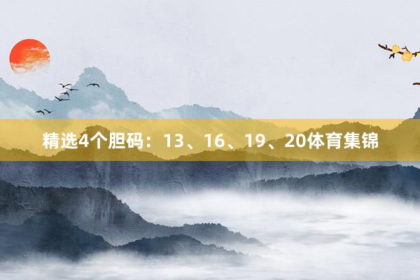 精选4个胆码：13、16、19、20体育集锦
